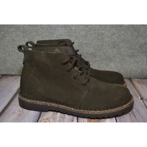 Birkenstock Boots Womens Size 5 Brown Suede Chukka Ankle Lug Sole Casual Booties